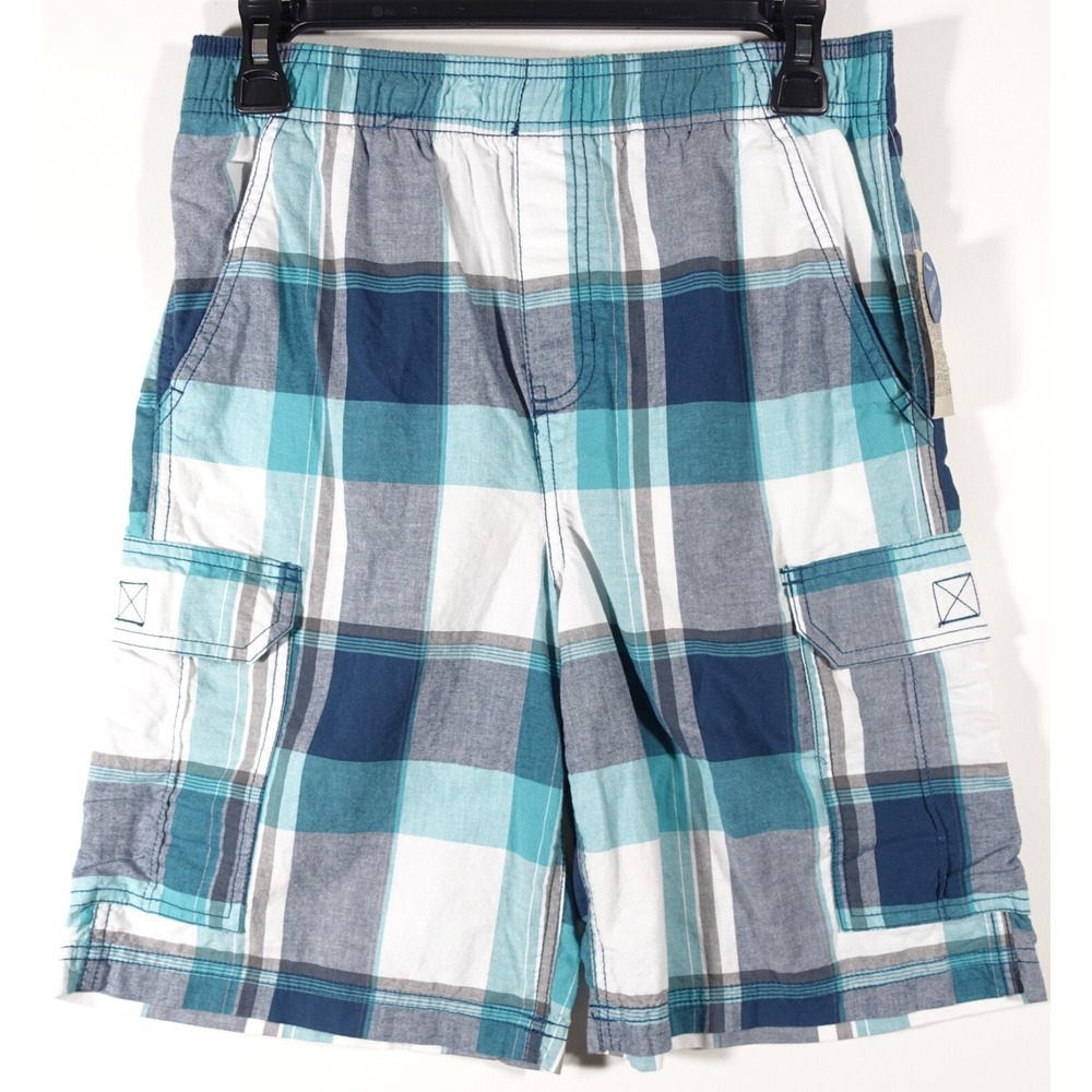 Canyon River Blues Cargo Shorts Boys Medium Husky Pull On  Elastic Waist Woven